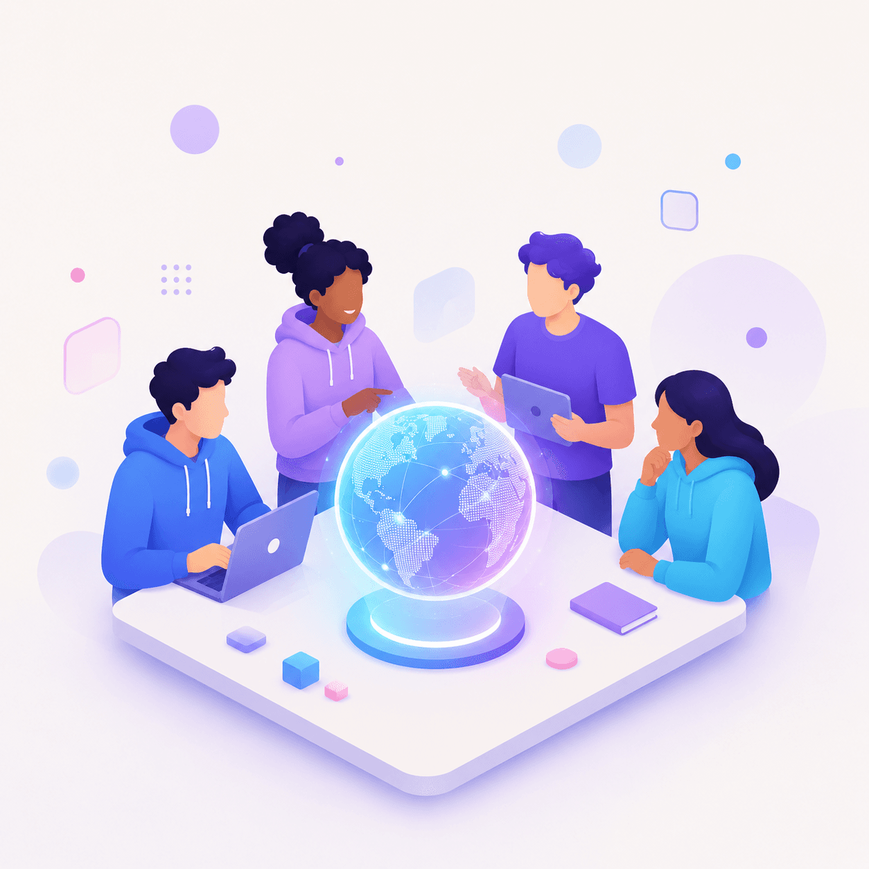 多元化开发者社群示意图
